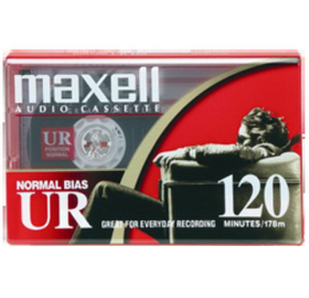Maxell UR 120 Audio Cassette audio 120min 1pc(s)