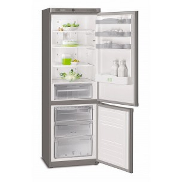 Aspes AC1852NFX freestanding 219L 72L A Stainless steel fridge-freezer