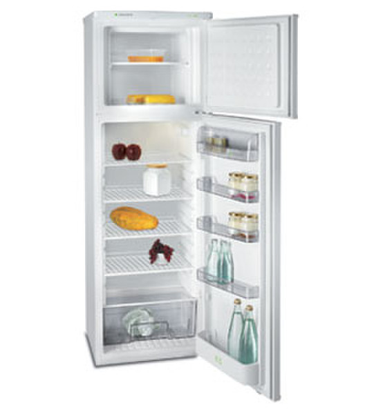 Aspes AD1662 freestanding 198L 52L A+ White fridge-freezer