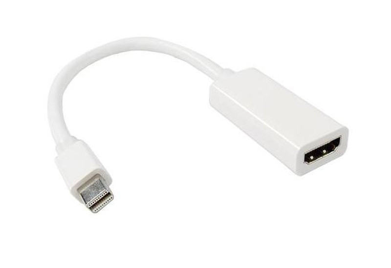 3GO CMINIDP-HDMI mini DisplayPort HDMI White video cable adapter