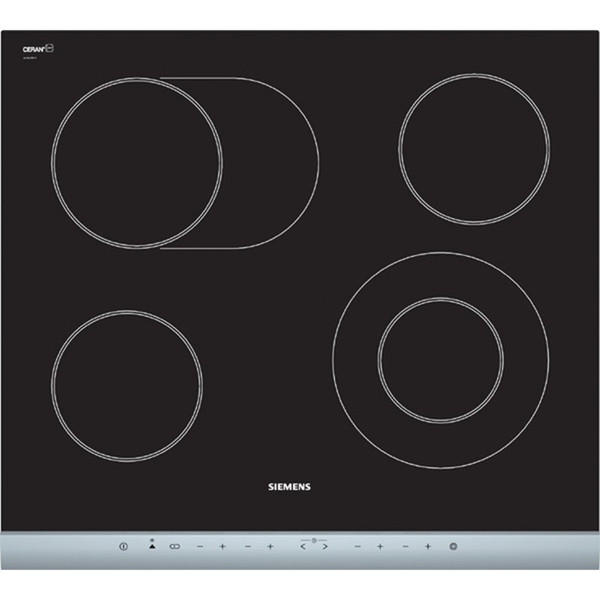 Siemens ET73P701E Встроенный Ceramic hob Алюминиевый, Черный плита