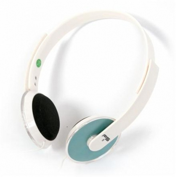 Omega FH3930E Binaural Kopfband, Nackenband Blau, Weiß Mobiles Headset