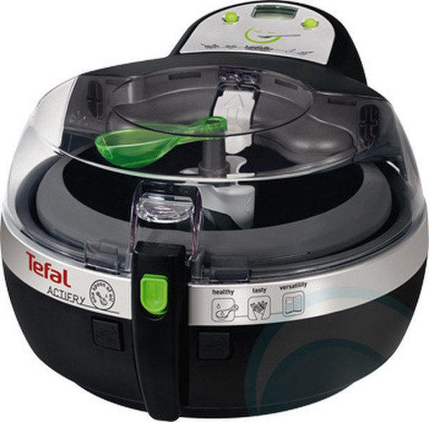 Tefal GH8000 Одиночный Stand-alone Low fat fryer 1400Вт Черный, Металлический обжарочный аппарат