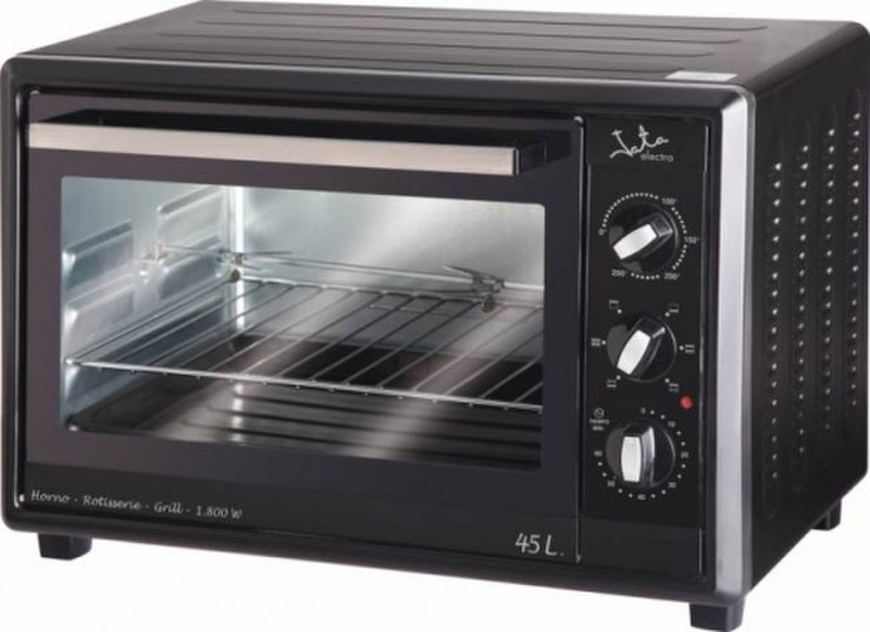 JATA HN545A Elektro 45l 1800W Schwarz Backofen