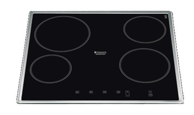 Hotpoint KRA 640 B S Eingebaut Ceramic hob Schwarz