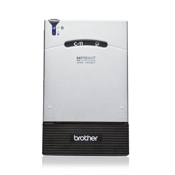 Brother MW-145BT Direkt Wärme Mobiler Drucker 300 x 300DPI Schwarz, Silber