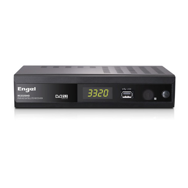 Engel Axil RS3320HD Satellite Full HD Black TV set-top box