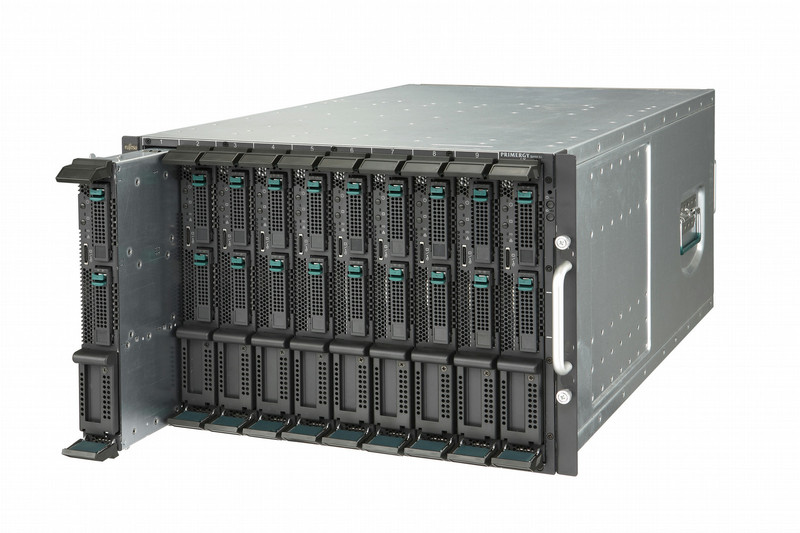 Fujitsu RIMERGY BX600 S3 Blade Server 7U Wall Grey power rack enclosure