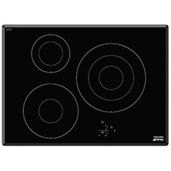 Smeg SI3733B Встроенный Induction hob Черный плита