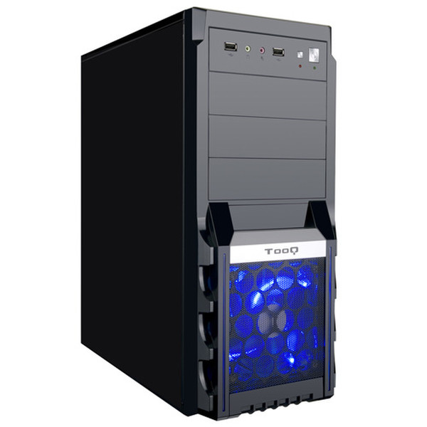 TooQ TQC-X9006B Midi-Tower Black computer case