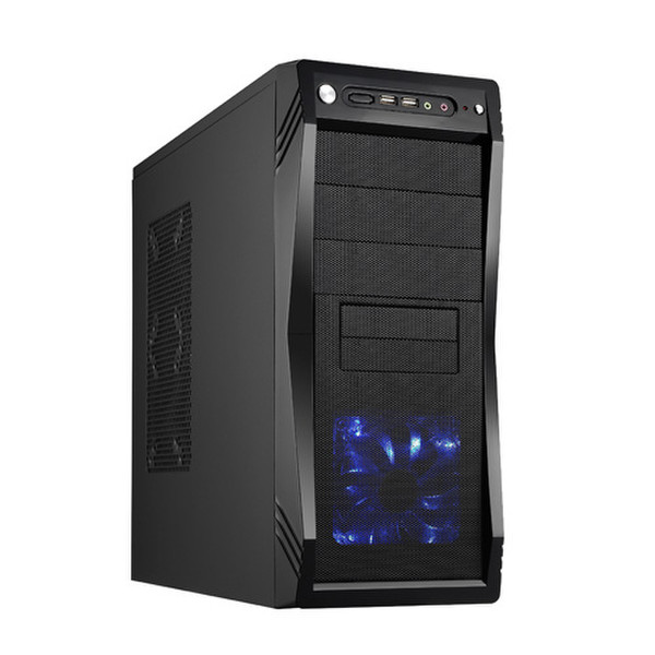 TooQ TQC-X9010B Midi-Tower Black computer case