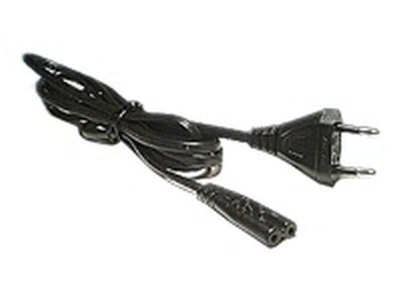 Fujitsu U15355-C750 1.8м Power plug type C C7 coupler Черный кабель питания