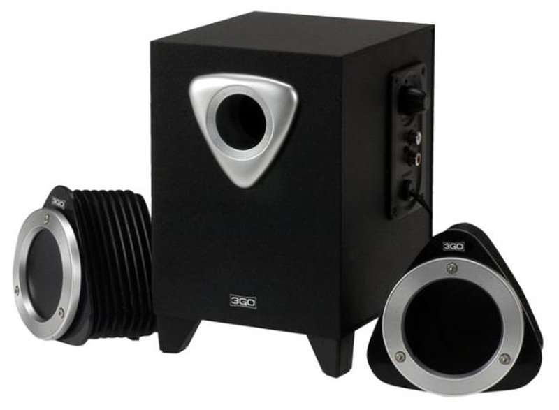 3GO Y-400 2.1 7Вт Черный набор аудио колонок