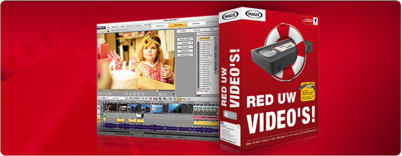 Magix Red Uw Video's! VHS saver