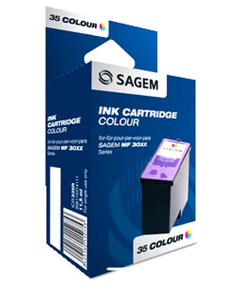 Sagem ICR335R cyan,magenta,yellow ink cartridge