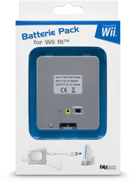 Bigben Interactive Wii Fit Battery Pack Nickel-Metal Hydride (NiMH) 700mAh 5V rechargeable battery