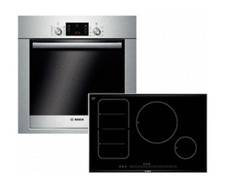 Bosch HBD549V58R Induction hob Electric oven cooking appliances set