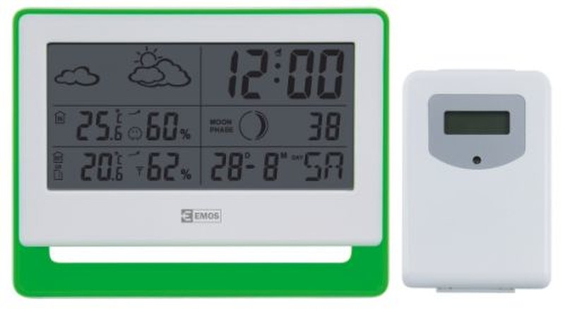 Emos S3607B Green,White weather station