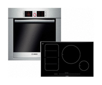 Bosch HBD589V58R Induction hob Electric oven cooking appliances set