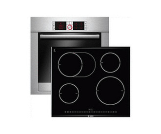 Bosch HBD588V50R Induction hob Electric oven cooking appliances set