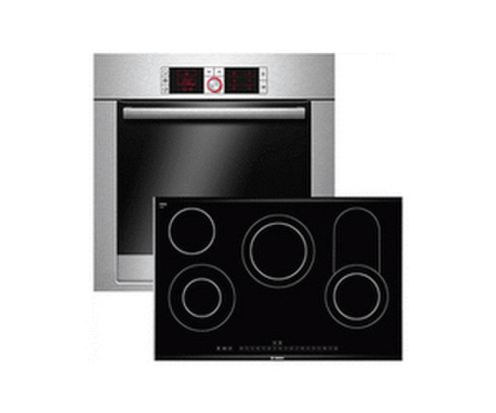 Bosch HBD587V50R Induction Electric oven cooking appliances set