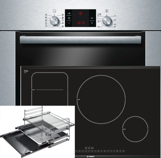 Bosch HBD559V58R Induction Electric oven cooking appliances set
