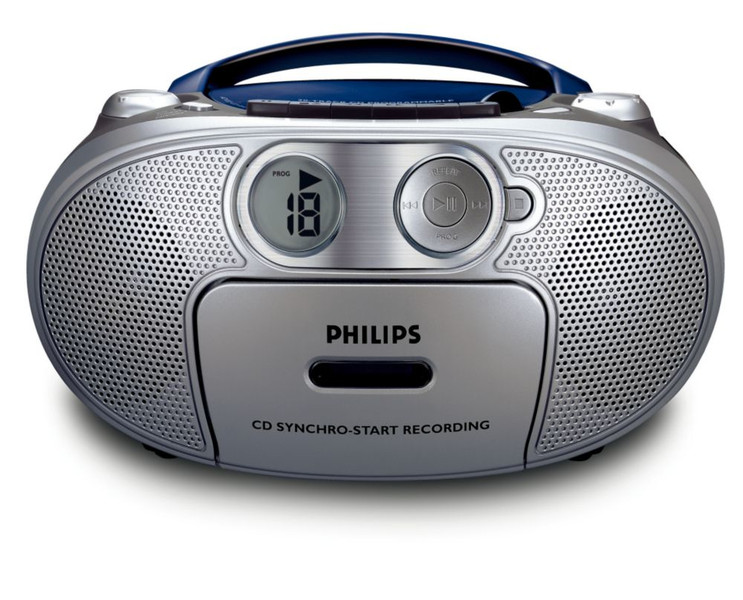 Philips AZ1022/05 Цифровой 2Вт Cеребряный CD радио