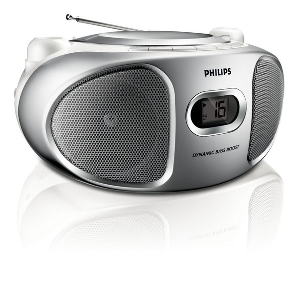 Philips AZ102S Portable CD player Cеребряный