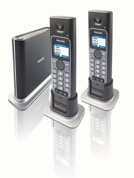 Philips VOIP4332S/05 Беспроводная телефонная трубка Серый, Cеребряный IP-телефон