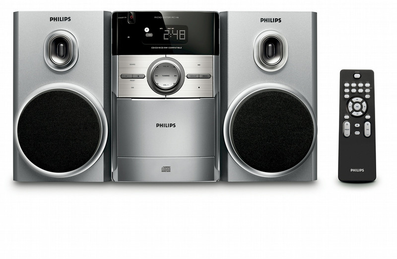 Philips MC146/05 Micro set 4Вт Cеребряный домашний музыкальный центр