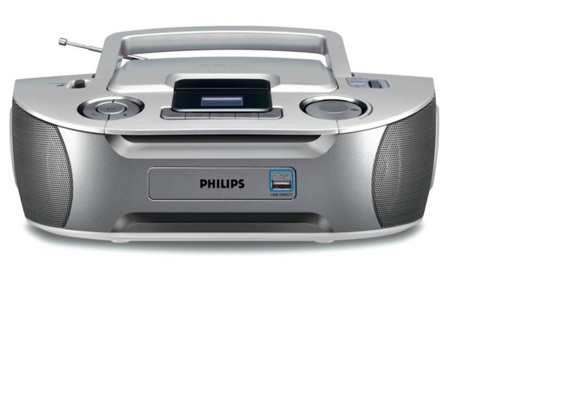 Philips AZ1833/05 Цифровой 2Вт Cеребряный CD радио
