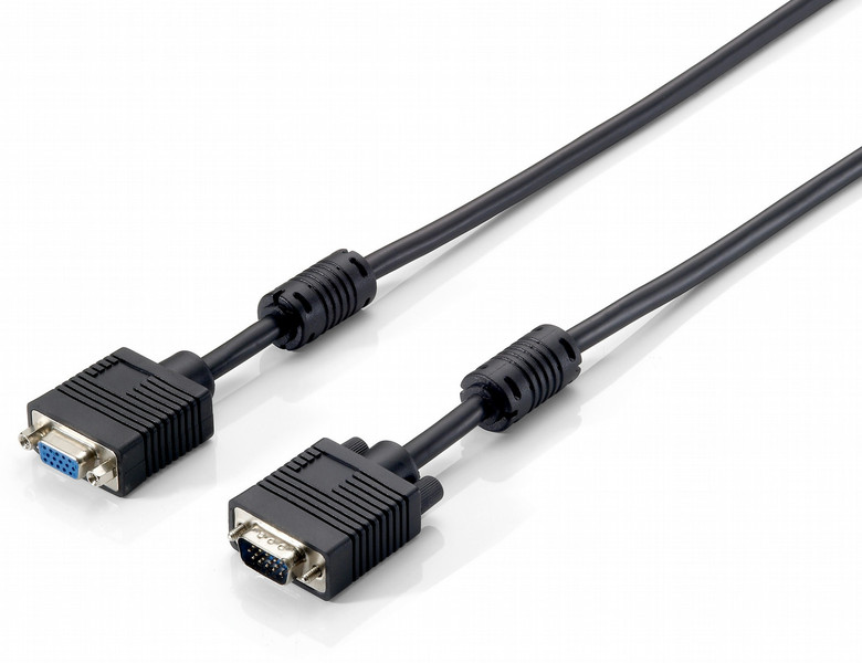 Equip VGA/VGA 1.0m 1m VGA (D-Sub) VGA (D-Sub) Black VGA cable