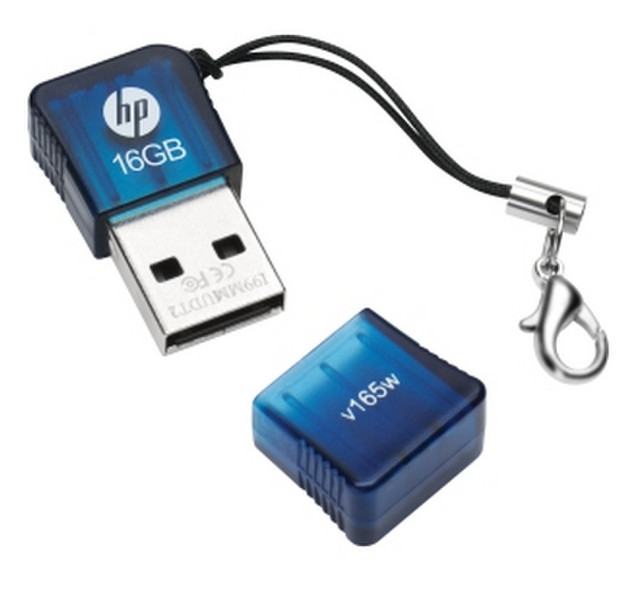 PNY 16GB USB 2.0 16ГБ USB 2.0 Тип -A Синий USB флеш накопитель