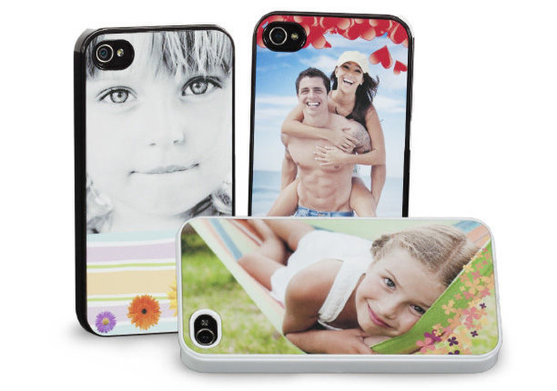 Photo & Photo Cover iPhone 4 - 4S Cover case Schwarz, Weiß