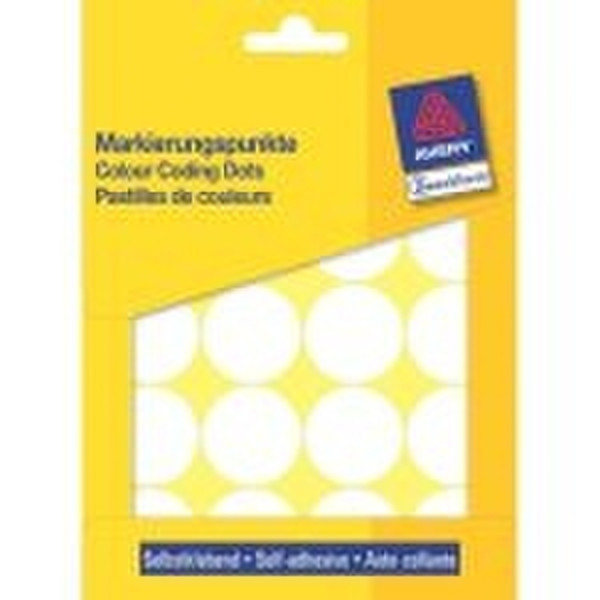 Avery Round Labels, White Ø 30 448pc(s) self-adhesive label