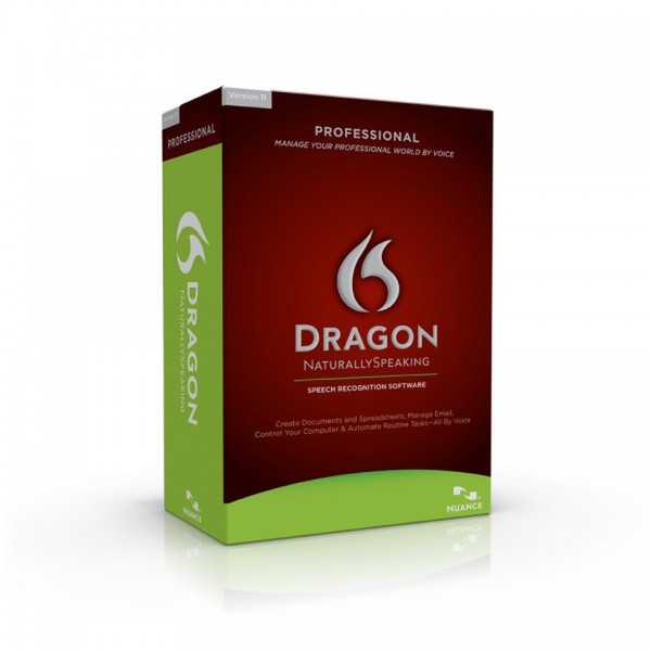 Nuance Dragon NaturallySpeaking 11.5 Professional, Win, 1u, DVD, FRE