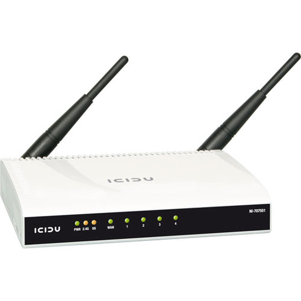ICIDU NI-707551 Dual-band (2.4 GHz / 5 GHz) Fast Ethernet