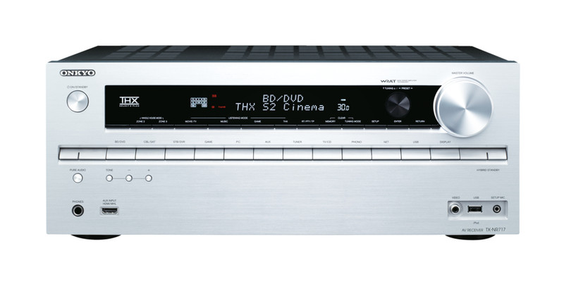 ONKYO TX-NR717 7.2 Surround 3D Silver