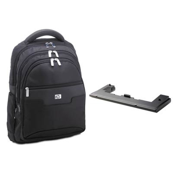 HP Deluxe Nylon Backpack + 8 Cell Battery Bundle