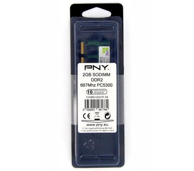 PNY 2GB Memory Module 2GB DDR2 667MHz Speichermodul