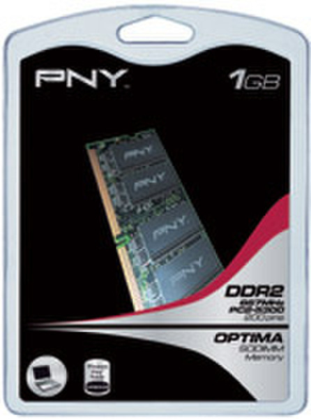PNY 1GB PC2-5300 667MHz DDR2 Notebook SODIMM 1GB DDR2 667MHz Speichermodul