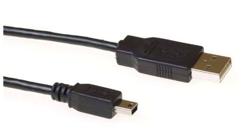 Eminent USB 2.0, 1.8m 1.8m USB A Mini-USB B Black