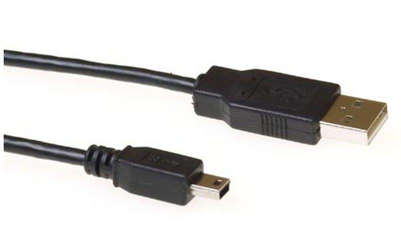 Eminent USB 2.0, 3m 3m USB A Schwarz