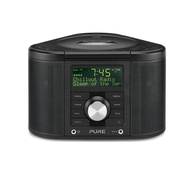 Pure Chronos CD Series II Digital 10W Black CD radio