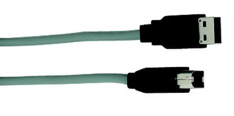 Addison USB 1.1 A-B Device cable. 3.0 m 3м Серый кабель USB
