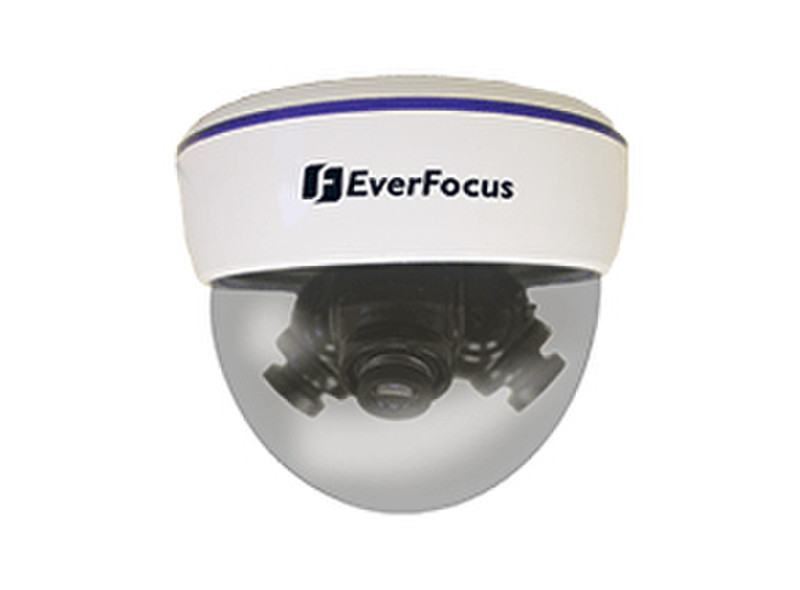 EverFocus E3D2412MPXW CCTV security camera Innenraum Kuppel Weiß Sicherheitskamera