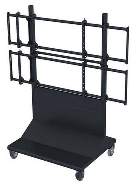 Premier Mounts MVWC-2X2 Flat panel Multimedia cart Black multimedia cart/stand