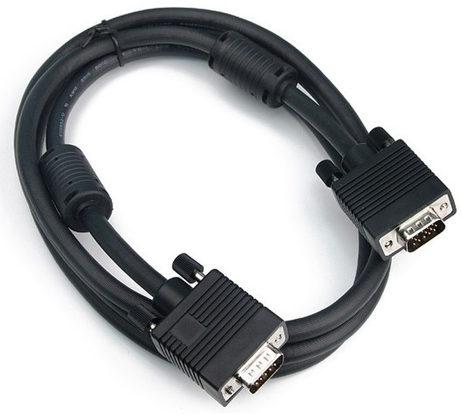 Rosewill 6ft VGA / SVGA 1.83m VGA (D-Sub) VGA (D-Sub) Schwarz VGA-Kabel