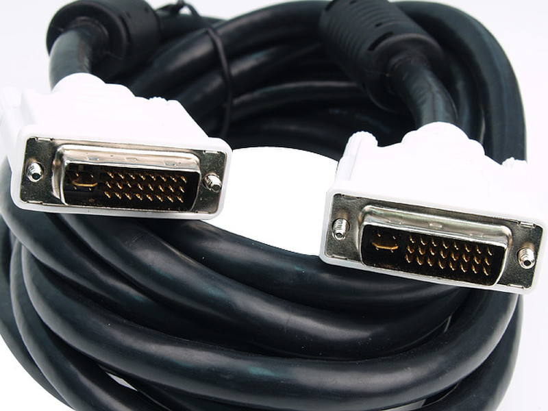 Rosewill DVI-I, M/M, 15ft 4.57m DVI-I DVI-I Black,White DVI cable