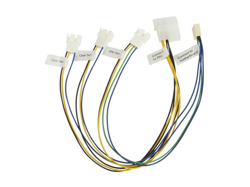 Rosewill RCW-FPS-401 Cable splitter Разноцветный кабельный разветвитель и сумматор